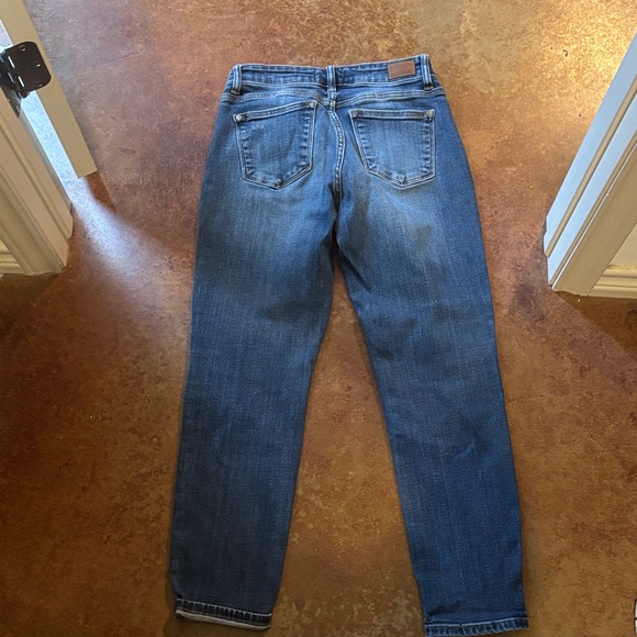 Judy Blue Dark Wash Straight Leg Jeans - Picture 3 of 5